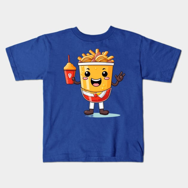 kawaii  junk food T-Shirt cute  funny Kids T-Shirt by nonagobich